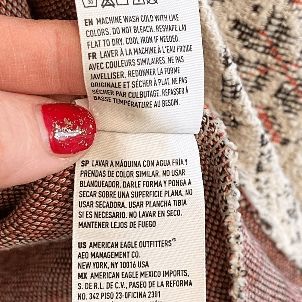 AEO Aztec Waterfall Cardigan Size XS - Picture 8 of 10